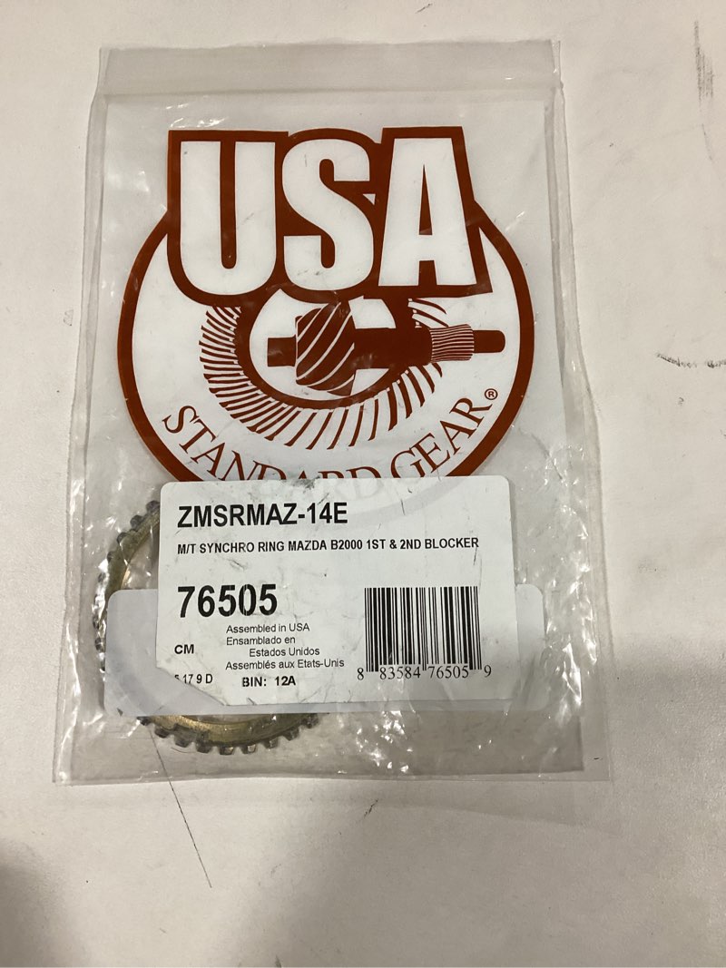 Condition photo showing As Is for USA Standard Gear NV1500 M/T Synchro Ring GM Outer Blocker (USES 5)