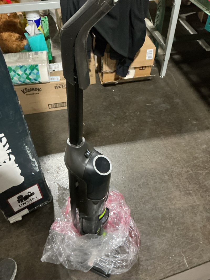 Condition photo showing As Is for Eureka Lightweight Powerful Upright Vacuum Cleaner for Carpet and Hard Floor, PowerSpeed, New Model,Blue,black/New Model