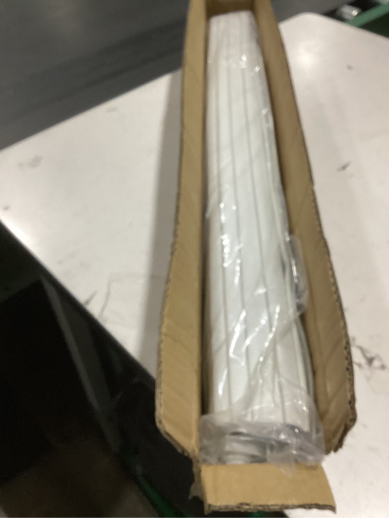 Condition photo showing New/Like New for unishades 100% blackout no tools no drill cordless roman shades for windows, size 28 3/4" w × 60" h (for windows 29" w × 60" h) blackout - off-white blackout - off-white 29" w × 60" h