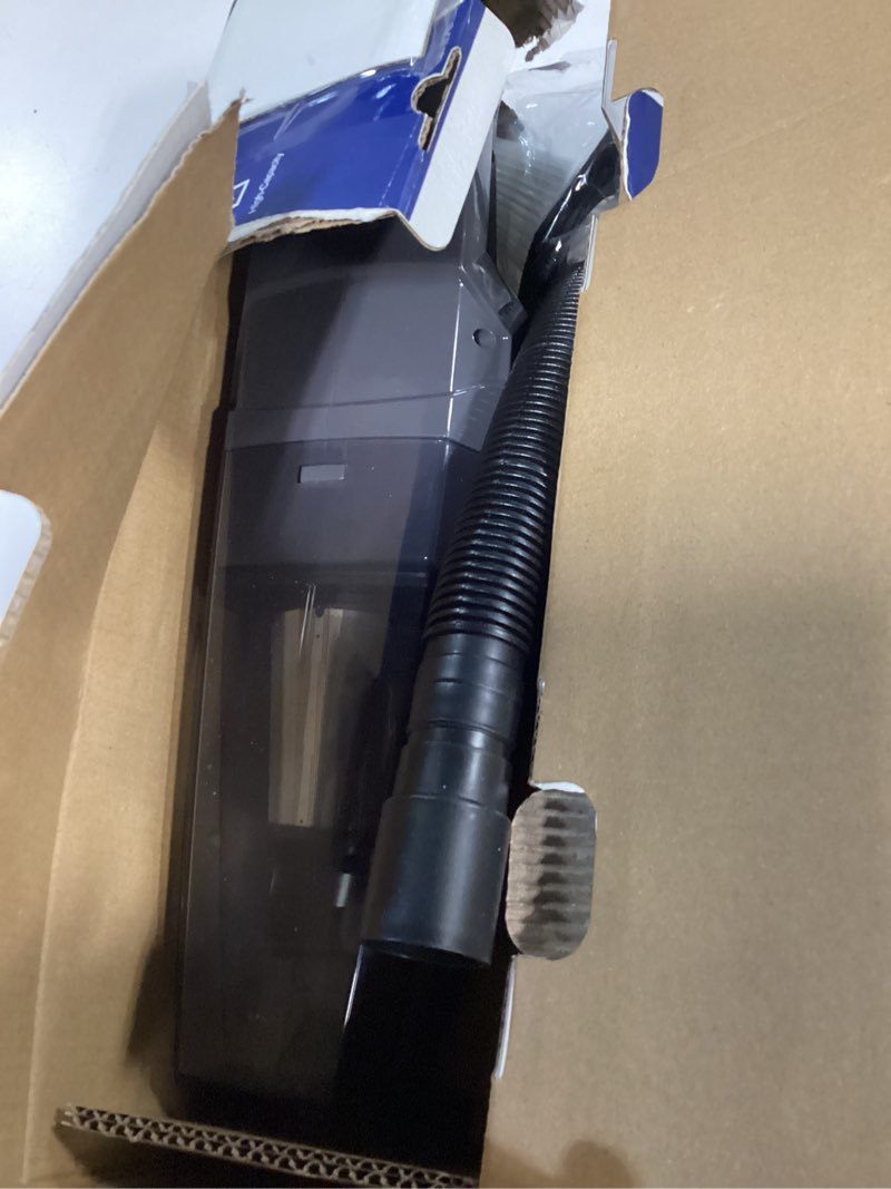 Condition photo showing As Is for Handheld Vacuum Cordless, 15000PA Strong Suction Hand Held Car Vacuum Cleaner Rechargeable, Portable Hand Vacuum with Multi-Nozzles & Washable Filter for Home Office, Car, Pets Gray & Deep Blue