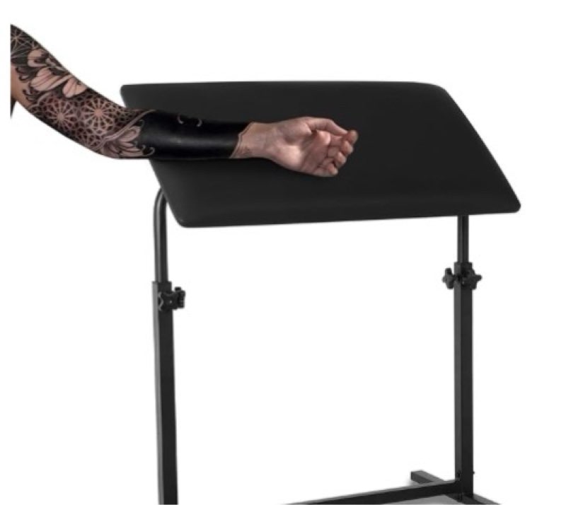 FAHKNS Ergonomic Tattoo Armrest?Tattoo Arm Rest XL?Height & Tilt Adjustable Tattoo Arm Rest Stand?Th
