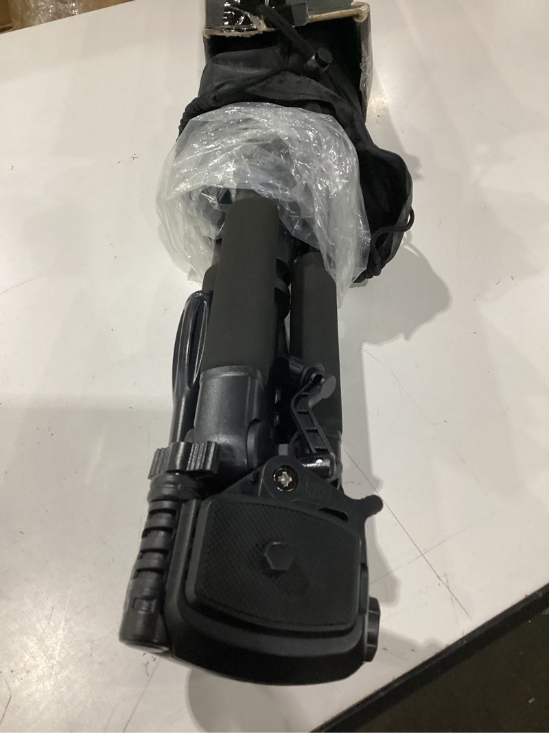 Condition photo showing Good Condition for laser level tripod compatible with bosch, 18 inch, adjustable | laser tripod stand with 1/4"-20 thread mount, lightweight tripod with non-skid feet, collapsible leg, carrying pouch included