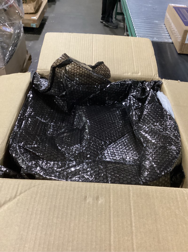 Condition photo showing New/Like New for universal tail box with soft backrest for motorcycle bicycles with brackets | abs plastic, ideal for night riding, safe lock design, 35l capacity holds helmet, includes mounting brackets & hardware