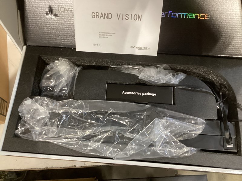 Condition photo showing Good Condition for thermalright grand vision 360 argb black aio cpu liquid cooler,ips lcd screen with 480x480 resolution,for am5/intel lga1851/1700,‘3.4 inch’magnet-absorbent lcd screen for images -black 360mm black