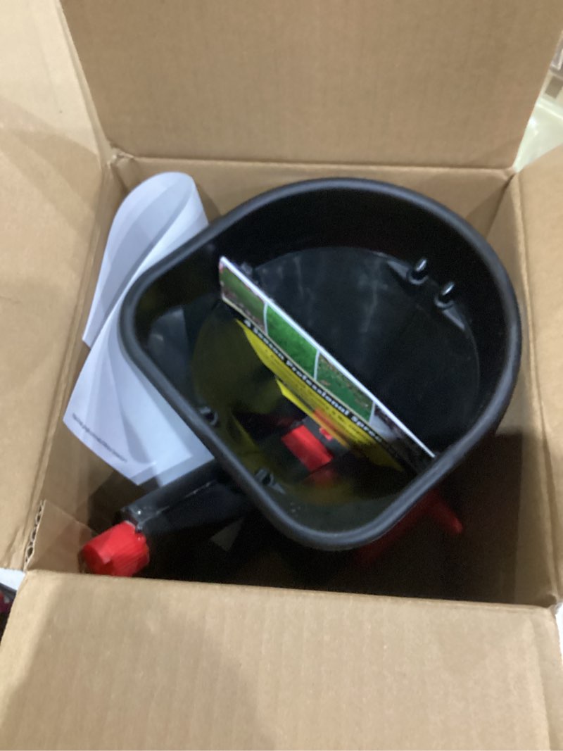 Condition photo showing As Is for Brinly HHS3-5BH 5lb. All-Season Handheld Spreader with Easy-Fill Design for Seed, Ice Melt, & Fertilizer