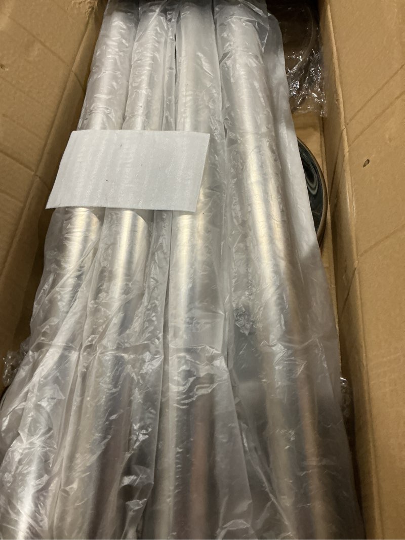 Condition photo showing Good Condition for wesiti 4 pcs stainless steel stanchion post 2 pcs 5 ft velvet rope carpet ropes and poles stanchions and velvet ropes crowd control barriers rope safety barriers for party theater (silver, black)