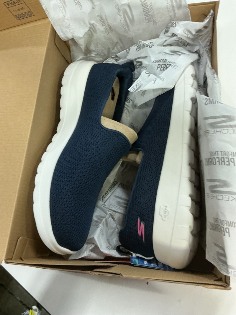 Condition photo showing New/Like New for skechers women's go walk joy - aurora slip-on sneaker, wide width available size 10
