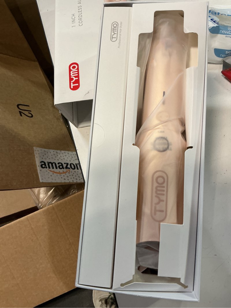 Condition photo showing Good Condition for tymo cordless automatic curling iron - tymo curlgo 1 inch beach waves rotating curling wand, dual voltage & rechargeable portable hair curler for travel, safe & tangle-free, gold blush