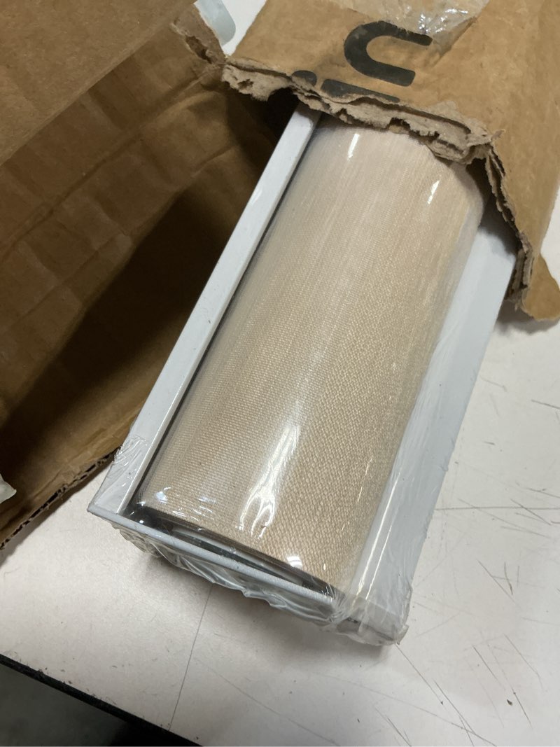 Condition photo showing As Is for Zebra Blinds (29\\\" W × 72\\\" H, Light Brown)