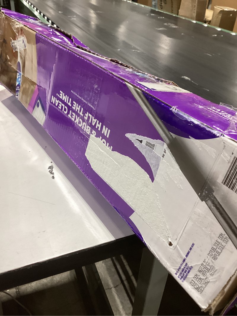 Condition photo showing As Is for swiffer power mop multi-surface kit for floor cleaning  fresh scent