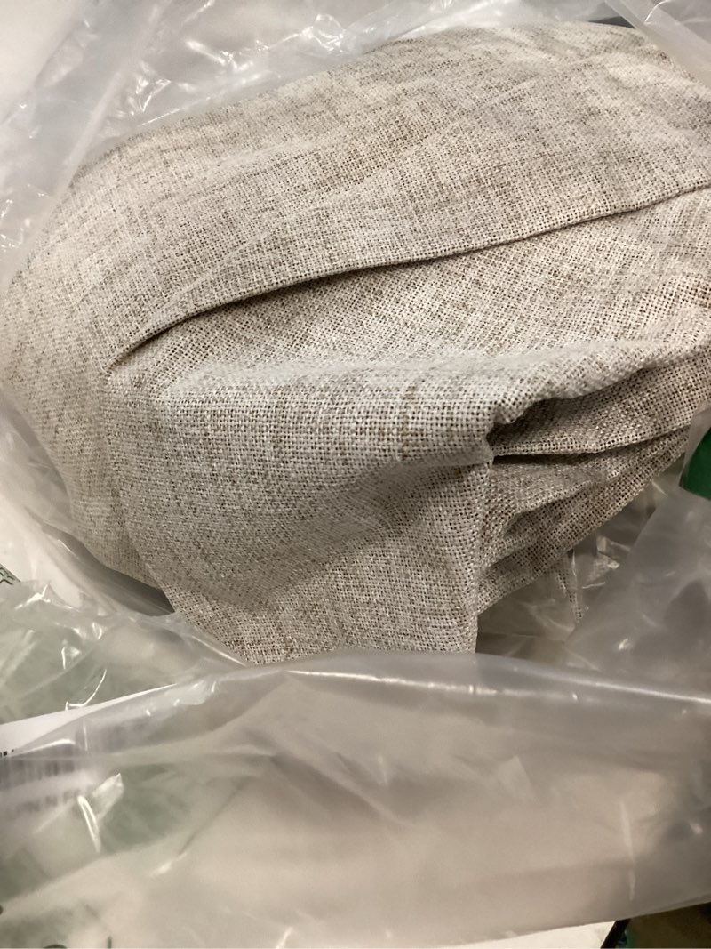 Condition photo showing New/Like New for 92 inch long curtains blackout 2 panels,custom made modern neutral soundproof elegant decorative dark out linen cottage nursery draperies for living room 50x92-in linen beige 50"w x 92"l (pack of 2) beige
