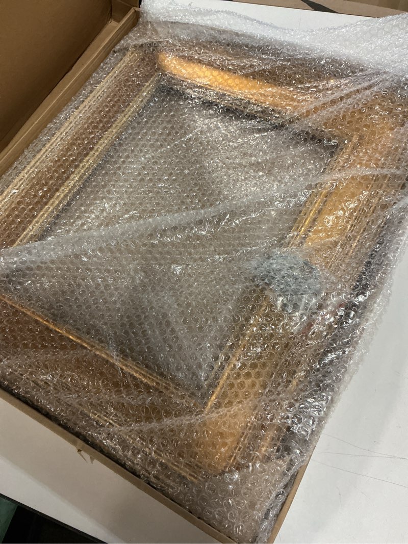 Condition photo showing Good Condition for Creative Mark Museum Plein Aire Wooden Art Picture Frame - 11x14 Gold - 3.5-Inch-Wide Frames - Museum Quality Closed Corner Photo Frames - No Glass or Backing