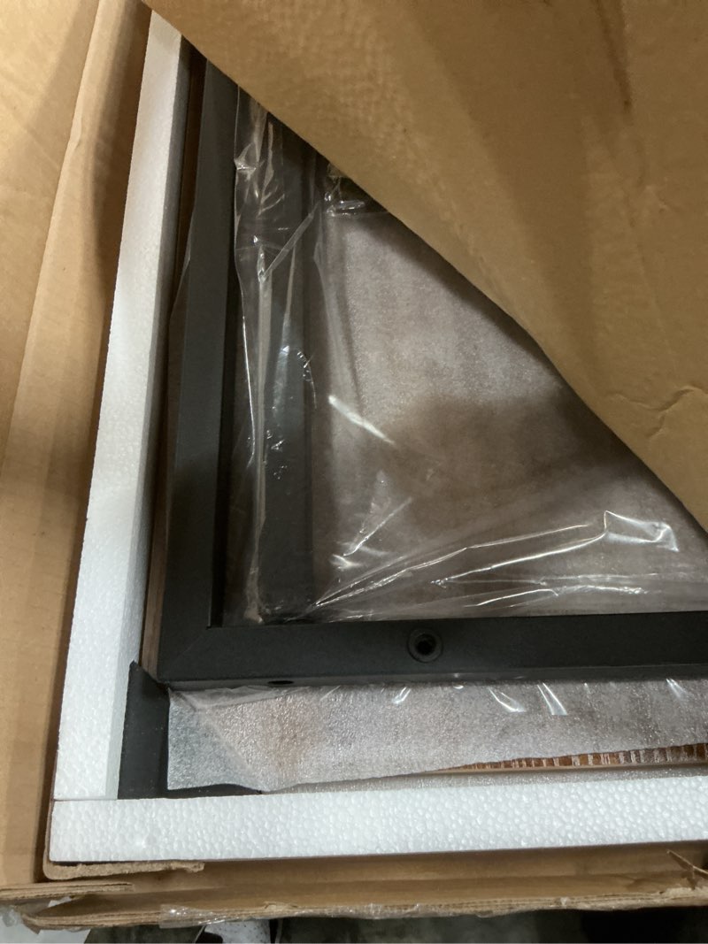 Condition photo showing New/Like New for OLIXIS Computer Desk 31 Inch Home Office Desks for Small Spaces, Gaming Writing Study Work Table with Storage Bag for Bedroom, Rustic Brown Rustic Brown 31 Inch without Hook