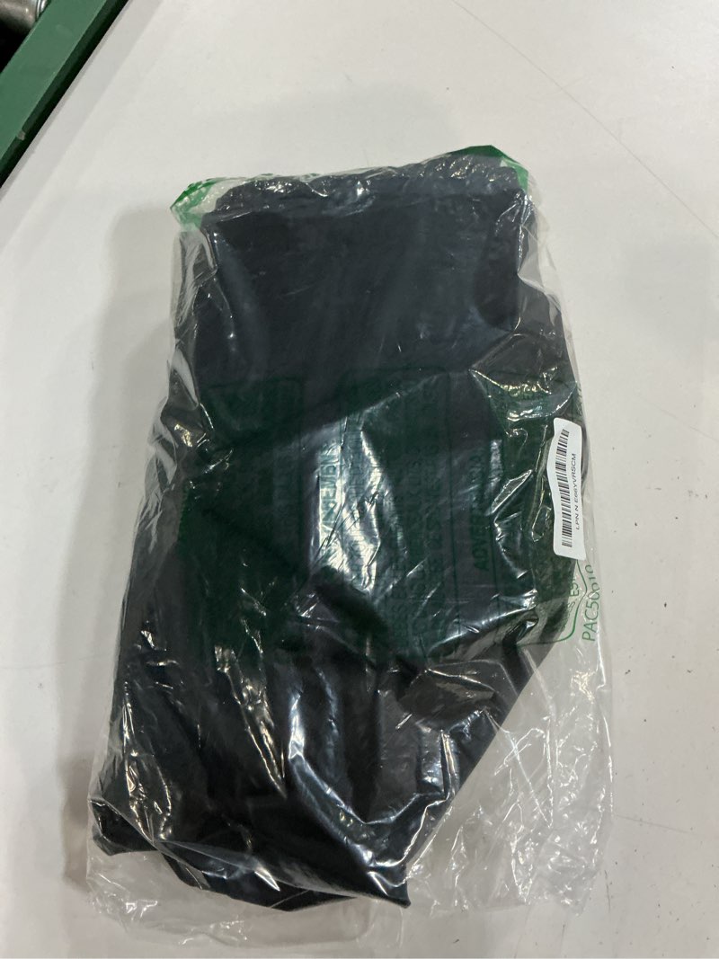 Condition photo showing Good Condition for sortto no hook slub textured shower curtain with snap in liner - black fabric outer curtain & waterproof inner liner, hotel style with see through top window, 71x74 in black 71"w x 74"l (pack of 1)