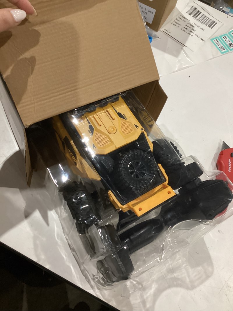 Condition photo showing Good Condition for BLUEJAY Remote Control Car for Boys, RC Cars, 1:12 Monster RC Truck Off Road with LED Headlight and Rechargeable Battery Gifts for Adults Boys 8-12 Matt Yellow