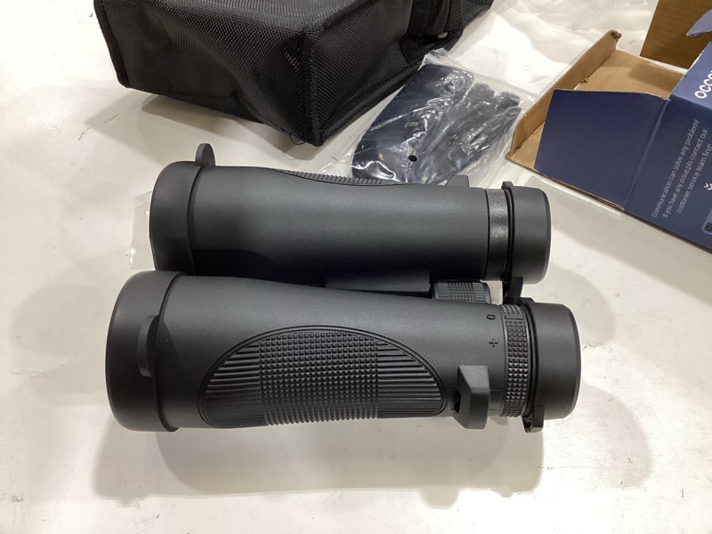 Condition photo showing Good Condition for occer 12x50 bird watching binoculars for adults - high powered binoculars with clear image - easy focus hd binocular for cruise ship hunting travel concert stargazing birthday gift for men black