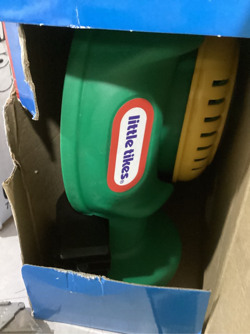 Condition photo showing As Is for little tikes gas 'n go mower kids toys for toddlers boys girls age 18 months and older, indoor outdoor push gardening summer toy gifts for birthday
