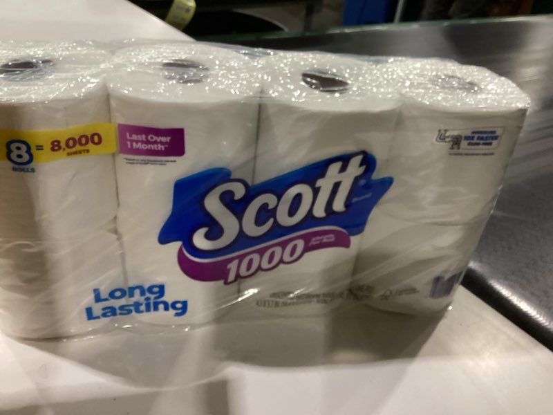 Condition photo showing Good Condition for scott 1000 trusted clean toilet paper, 32 rolls, septic-safe, 1-ply toilet tissue regular 1000 sheets (pack of 32)