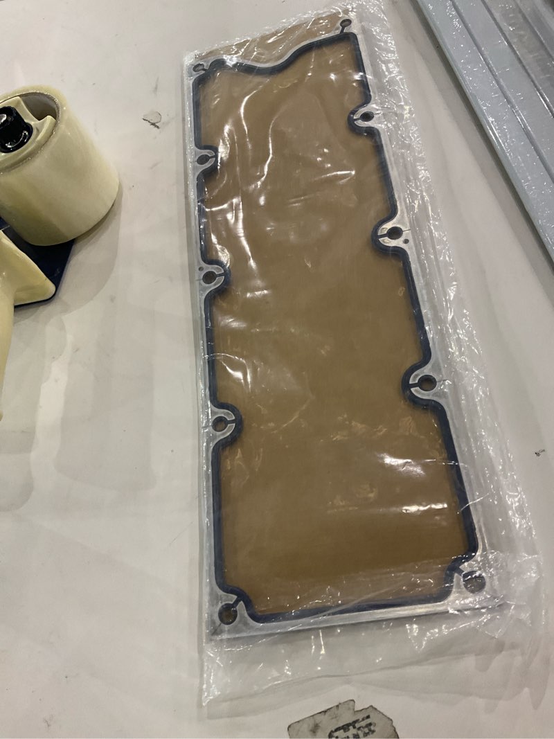 Condition photo showing As Is for ACDelco 12558178 Valley Pan Gasket