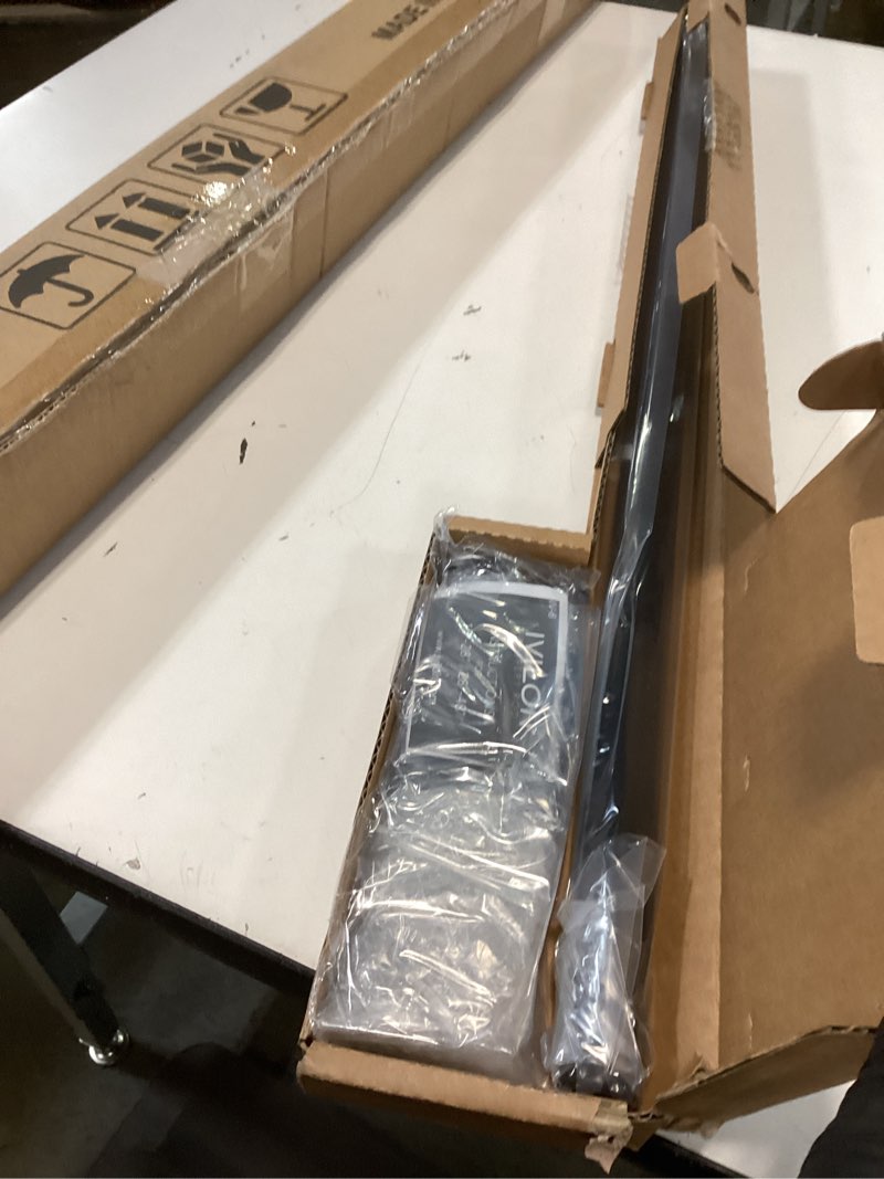 Condition photo showing Good Condition for Ivilon Drapery Window Curtain Rod - End Cap Style Design 1 Inch Pole. 28 to 48 Inch Color Black 28 to 48 in.