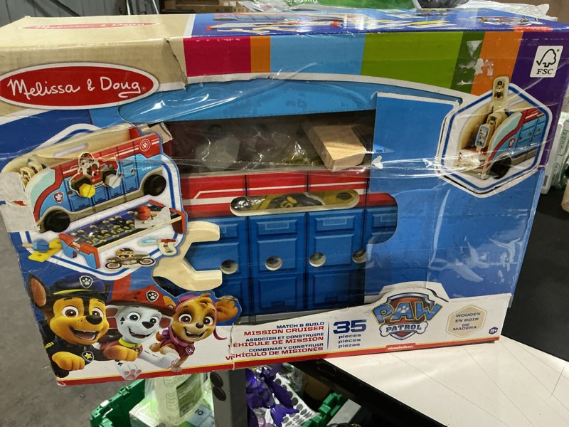 Condition photo showing Good Condition for melissa & doug paw patrol match & build mission cruiser - fsc-certified materials