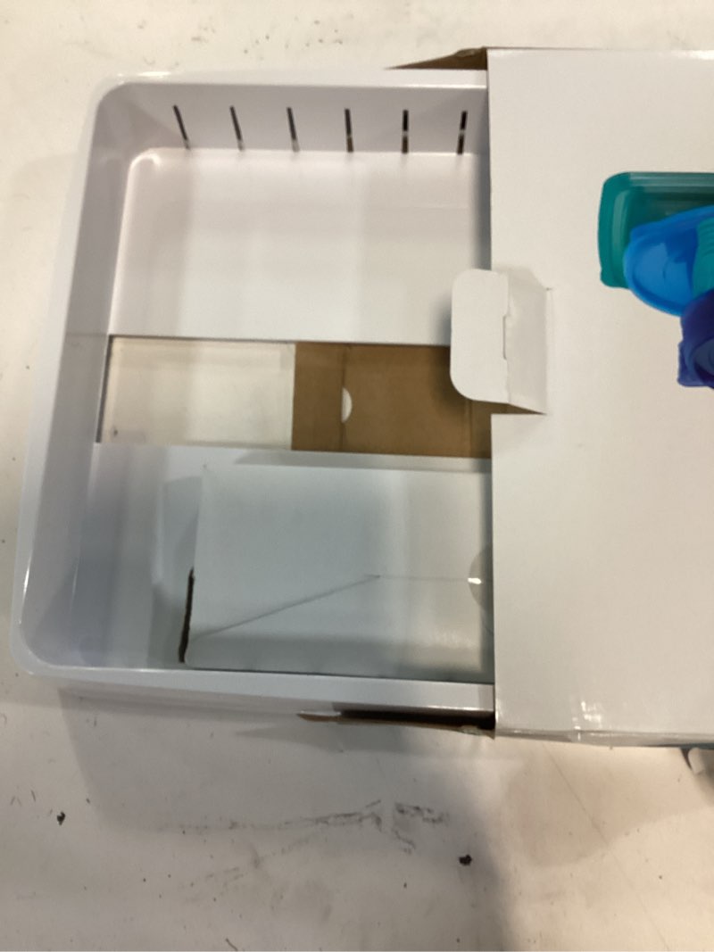 Condition photo showing As Is for youcopia storalid® food container lid organizer  for kitchen cabinet storage  large