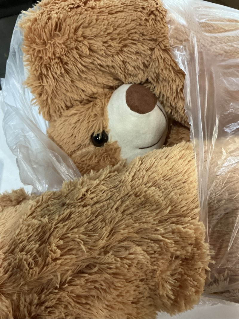 Condition photo showing New/Like New for HollyHOME Giant Teddy Bear 4Ft Big Teddy Bear Stuffed Animal Birthday Valentines Day Plush Toy for Kids and Girlfriend 48 inch Tan