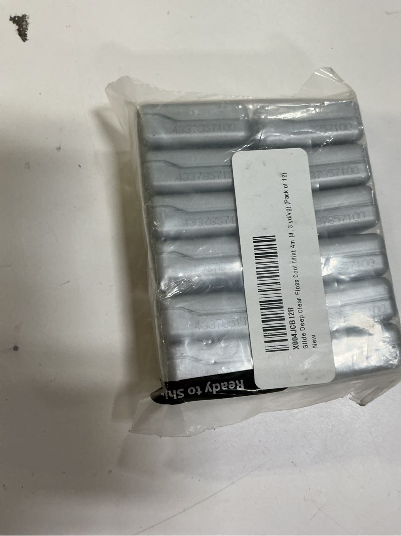 Condition photo showing Good Condition for Glide Deep Clean Floss Cool Mint 4m (4, 3 yd/vg) (Pack of 12)