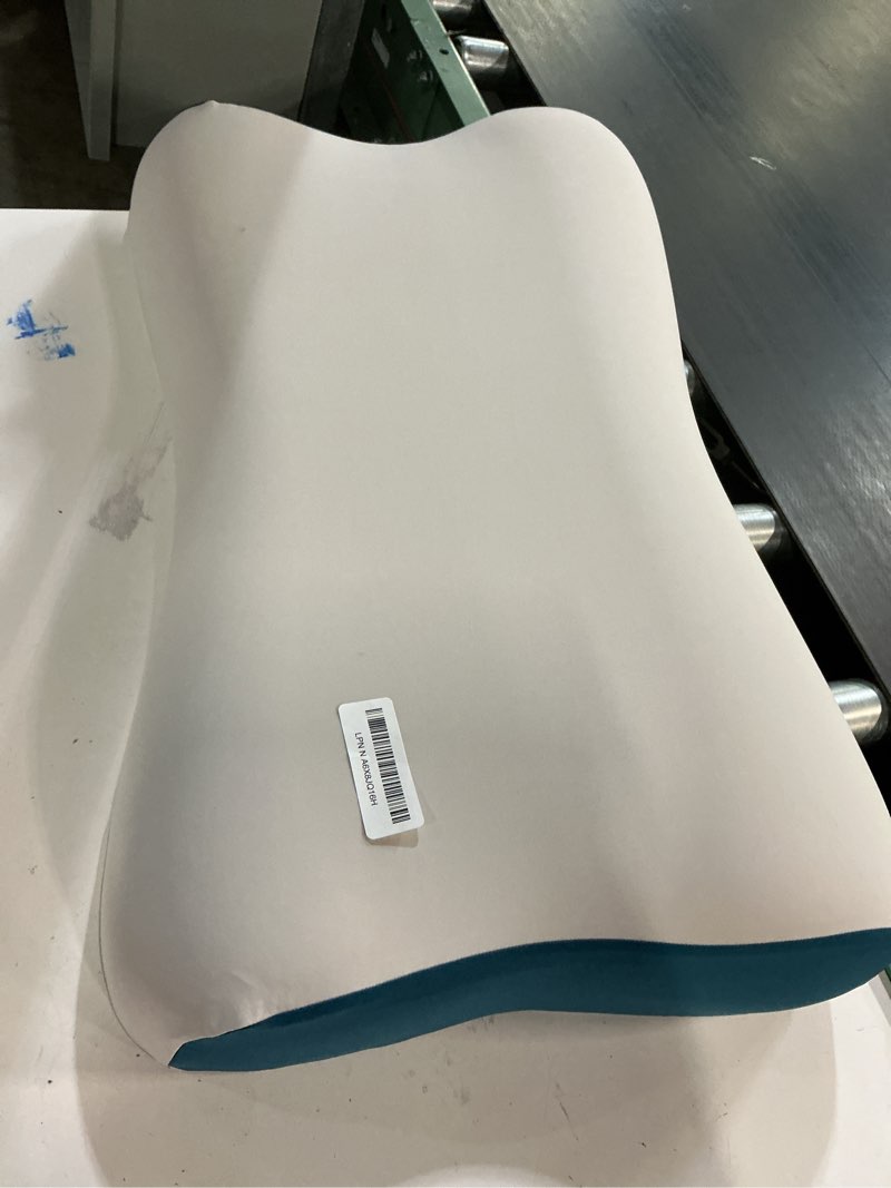 Condition photo showing As Is for Cervical Neck Pillow for Pain Relief, Contour Memory Foam Pillows Ergonomic Pillow Orthopedic Cooling Pillow Bed Pillow Neck Support for Side Back Stomach Sleepers