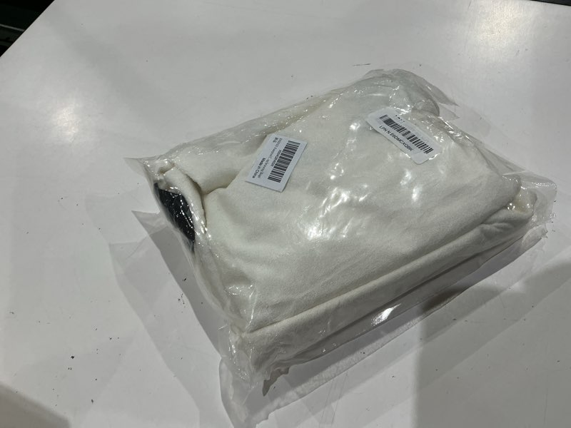 Condition photo showing As Is for waterproof car seat cover, premium terry cloth sweat towel front seat protector, washable non-slip automotive bucket seats covers, ideal for post gym workout running swimming (beige)