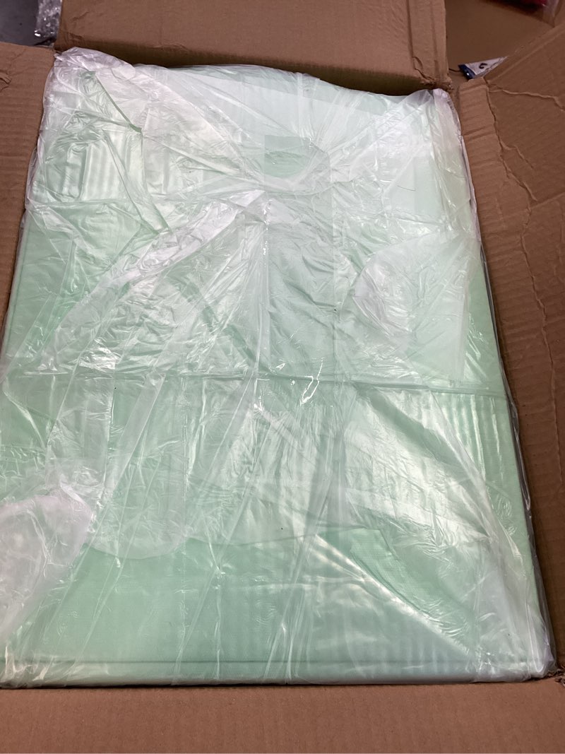 Condition photo showing New/Like New for Teal Elite Chucks Pads Disposable Adult 36 x 36, 50 Count - Extra Large Bed Pads Disposable Adult, Super Absorbent Incontinence Bed Pads, Puppy Pads, Pee Pads for Adults, Great for Babies & Pets 36x36