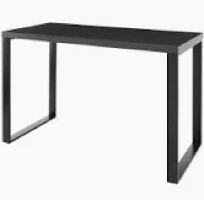 ((Incomplete only frame ))Embrie Metal Base Writing Desk  3/3-Support Beams