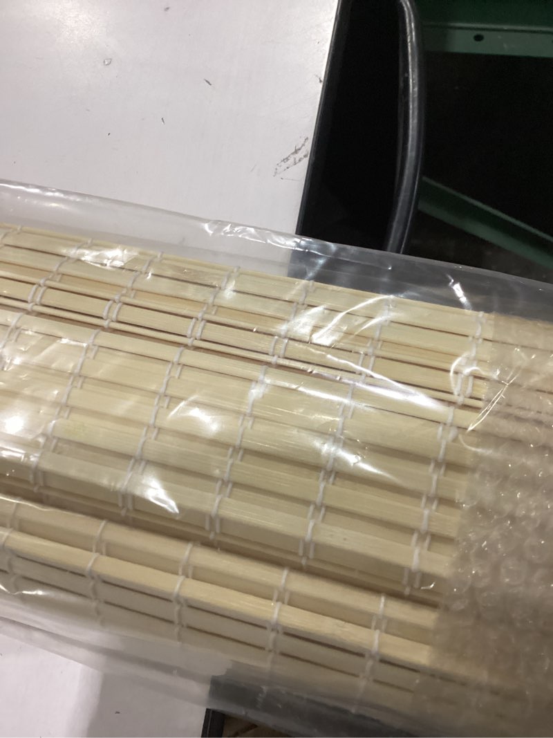 Condition photo showing New/Like New for LazBlinds No Tools No Drill Cordless Bamboo Roman Shades, Privacy Window Treatment, Roll Up Bamboo Blinds for Windows 30'' W x 64'' H, Natural Privacy-natural 30" W x 64" H
