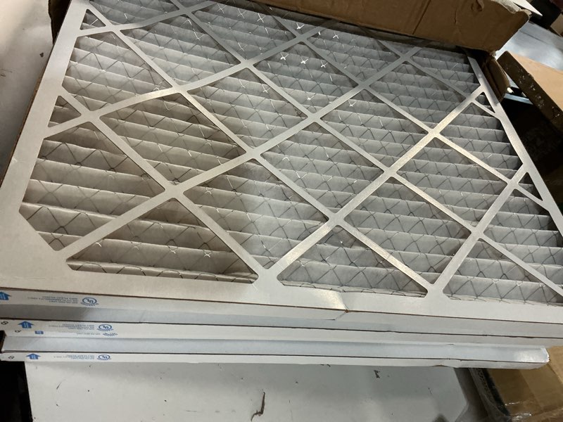 Condition photo showing New/Like New for aerostar 21.5x23.3125x1 merv 8-6 count - high efficiency pleated hvac, furnace & air conditioner filters - removes dust, lint, mold & allergy-causing pollen 21 1/2 x 23 5/16 x 1 filter
