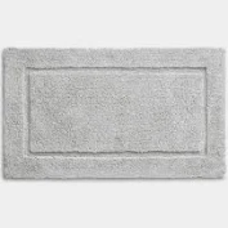 Regal Cotton Bath Rug - Light Gray, 21 in. x 34 in.