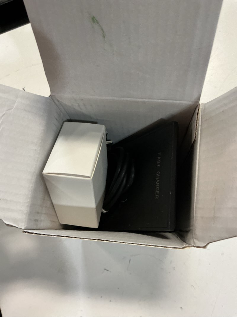 Condition photo showing Good Condition for wireless charger station,15w desk wireless charging stand 20w usb c adapter for apple iphone 17 pro/17/17/air/16 pro/16e/16 plus/15/14/13,samsung galaxy s25/s24/s23/s22/z flip fold/note 20,google etc black