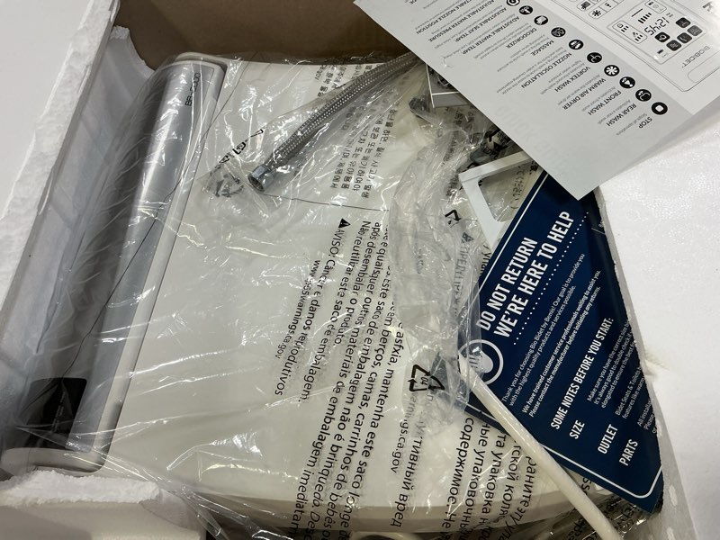 Condition photo showing Good Condition for Bliss BB-2000 Electric Bidet Seat for Elongated Toilet  White