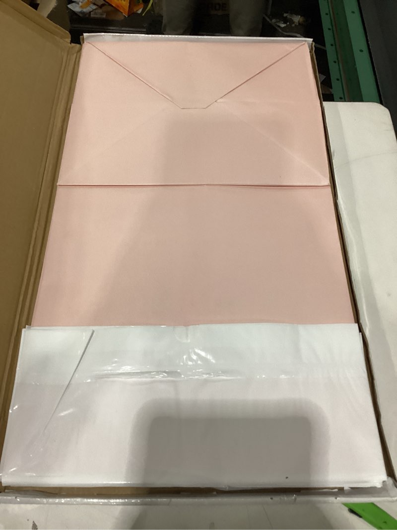 Condition photo showing Good Condition for 30 Gallon Disposable Pop-Up Trash Cans (3-Pack, Multi-Liner) with Fitted Bags – Foldable Garbage & Recycling Bins for Parties, Events & Kitchen (Pink 30" H x 14" W x 17" D)