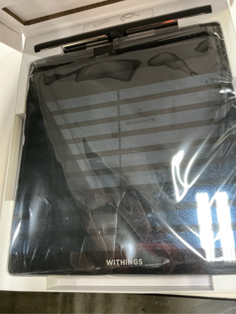 Condition photo showing Good Condition for withings body scan - connected wifi scale to improve your health, bia personal scale, body composition analysis, body fat, muscle mass, water percentage body scan black