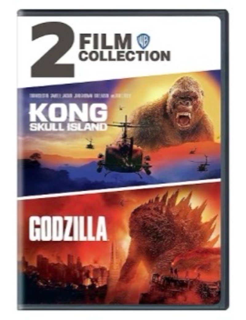 2 film collection kong skull island godzilla dvd