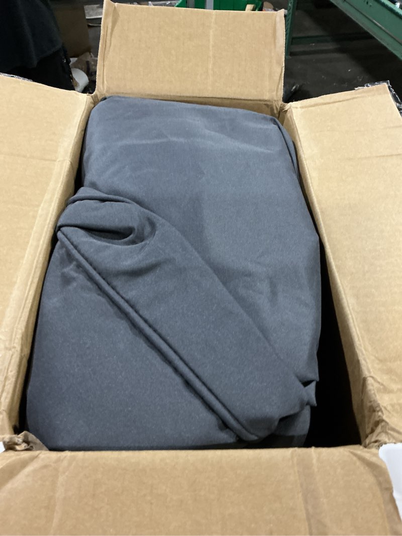 Condition photo showing Good Condition for chaise lounge cushion for outdoor furniture, waterproof fade and tear resistant lounge deck chair cushions for patio lawn pool resort hotel, 80x26x3 inch, dark grey 80*26*3 inch dark grey 1