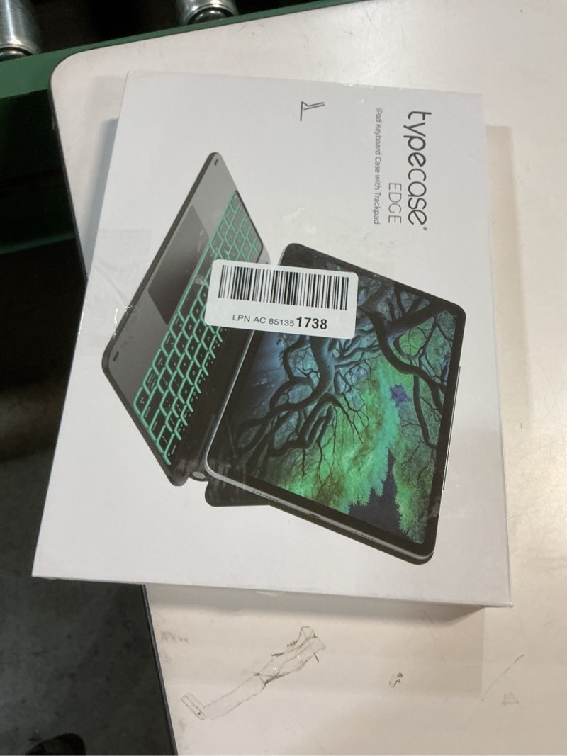Condition photo showing New/Like New for typecase Edge Keyboard Case for iPad Pro 11-inch (M4)2024,Magic Keyboard with 11 Colors Backlight for iPad Pro 11,Keyboard Case with Pencil Holder,Built-in Trackpad,Easy-Set Magnetic Stand,Space Black