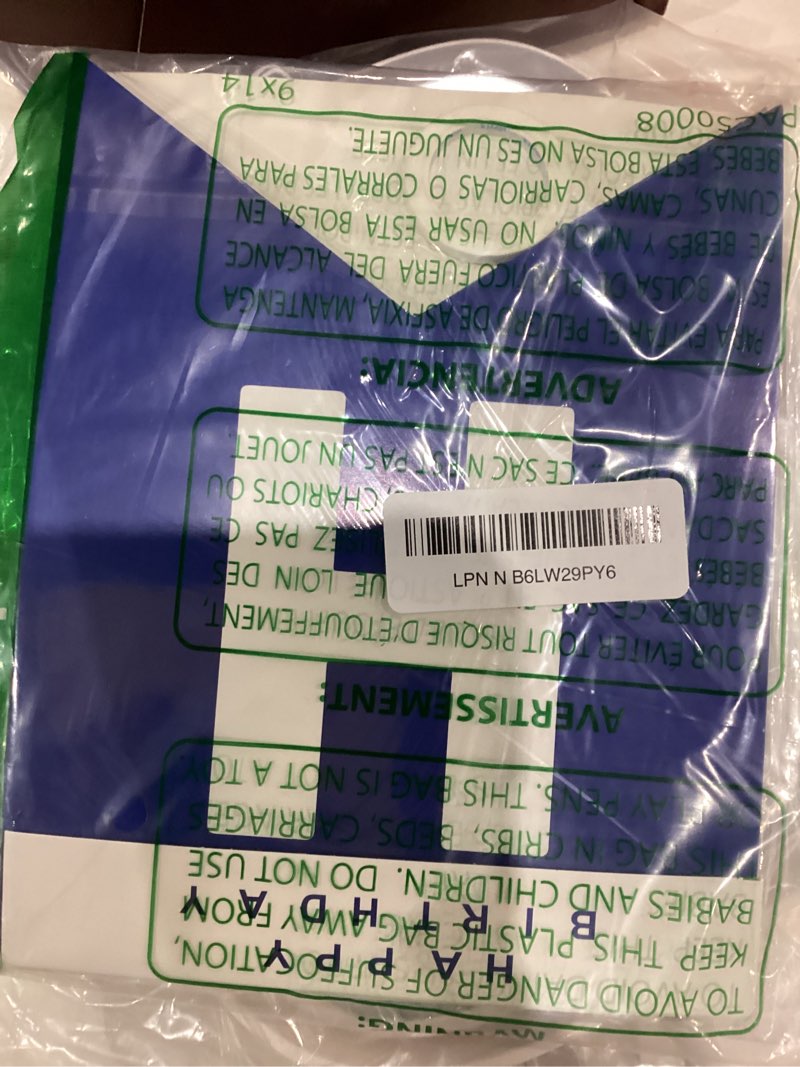 Condition photo showing Good Condition for meowtastic Birthday Decorations, Happy Birthday Banner with Honeycomb Balls, Stars Hanging Swirl Streamers, Circle Dots Garland, Happy Birthday Party Decorations for Women Men Boys Girls (Blue)