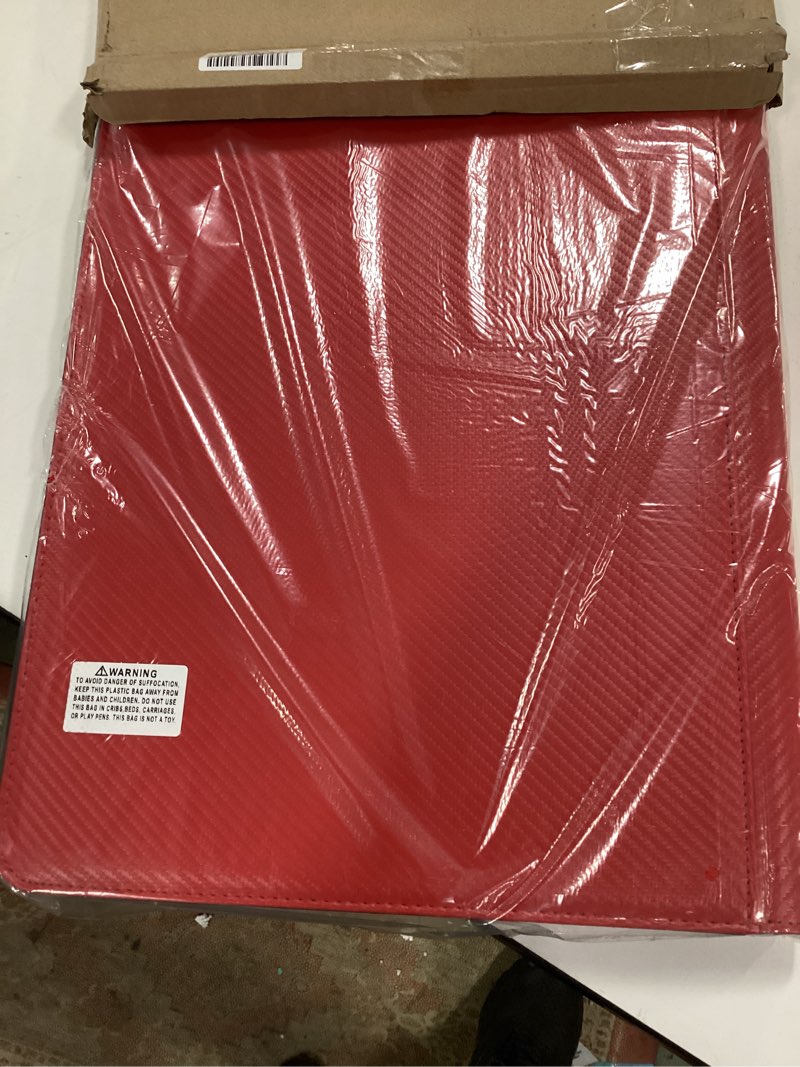 Condition photo showing Good Condition for Premium 1000+ Pockets Trading Card Binder, 16-Pocket Ringless Side-Loading Album for TCG, MTG, Lorcana, Sports & Standard-Size Cards (Red)