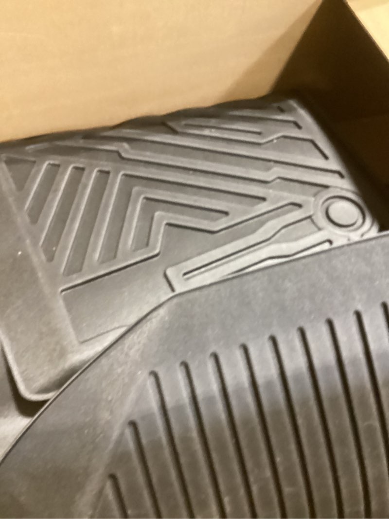 Condition photo showing New/Like New for Mixsuper Floor Mats for 2022-2025 Nissan Pathfinder 7 Passenger, All Weather Floor Liners 1st & 2nd & 3rd Row Set Black For | Nissan Pathfinder 2022-2025 | Full Set