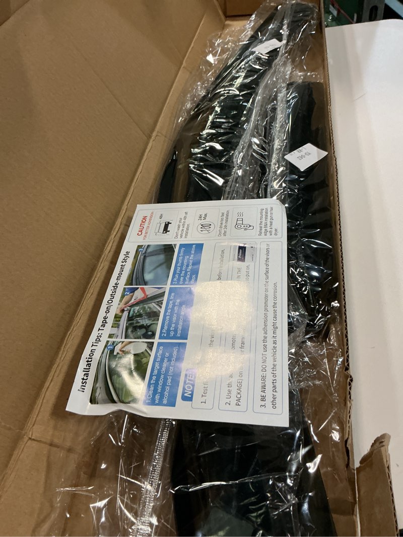 Condition photo showing Good Condition for Window Visors Rain Guards for 2004-2014 Ford F150 SuperCab, Out-Channel Window Vent Wind Deflectors Visors Shades for 04-14 F-150 Extended Cab 2004-2014 f150 supercab