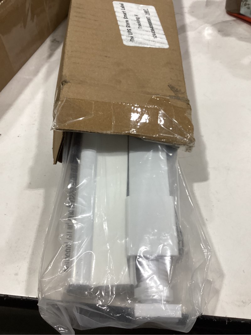 Condition photo showing Good Condition for lazblinds cordless cellular shades, no tools no drill light filtering honeycomb shades pleated blinds for windows, 22'' w x 48'' h, white light filtering-white 22'' w x 48'' h