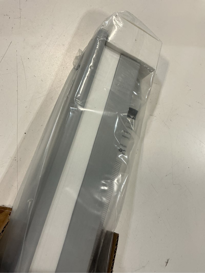 Condition photo showing Good Condition for lazblinds cordless cellular shades for french doors, no drill french door blinds for privacy, light filtering honeycomb shades for front door patio sliding glass door, 1 pack, 25" w x 40" h, grey grey-light filtering 25"w x 40"h
