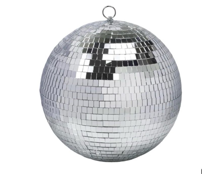 12" disco ball mirror ball disco party decoration stage light dj light effect home business christmas display decoration silver