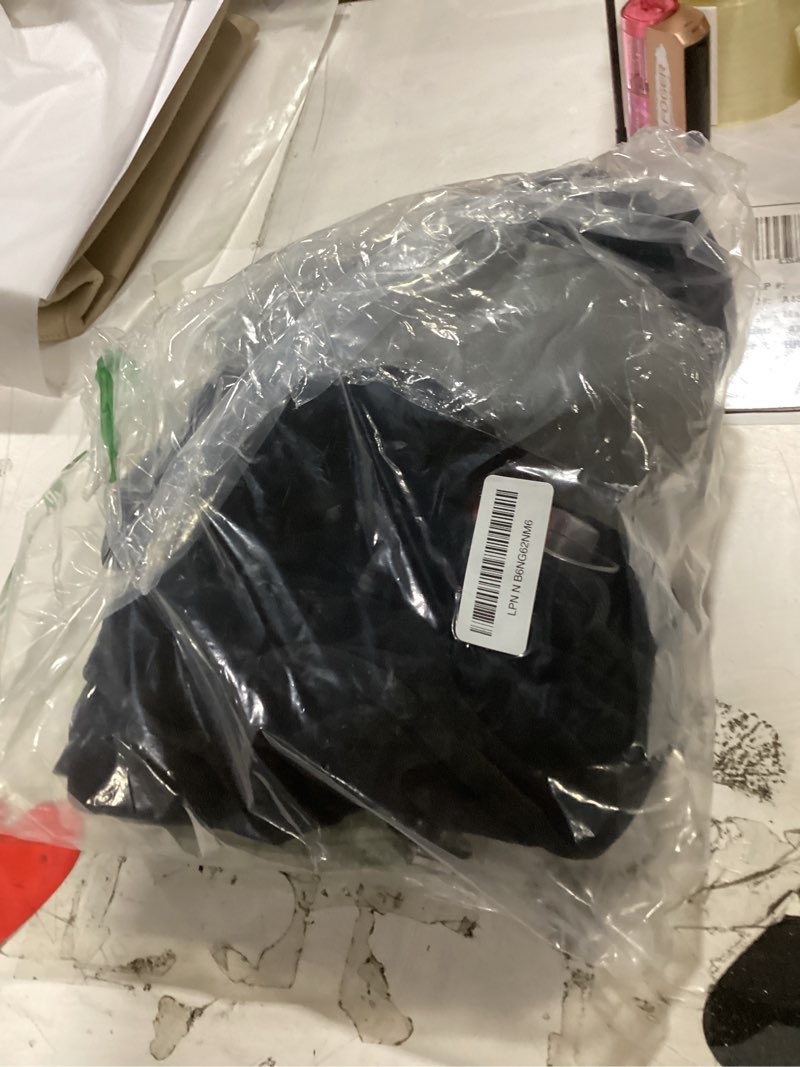 Condition photo showing Good Condition for inflatable travel pillow,multifunction travel neck pillow for airplane to avoid neck and shoulder pain,support head,neck,used for sleeping rest, airplane and home use,with eye mask, earplugs, black black medium